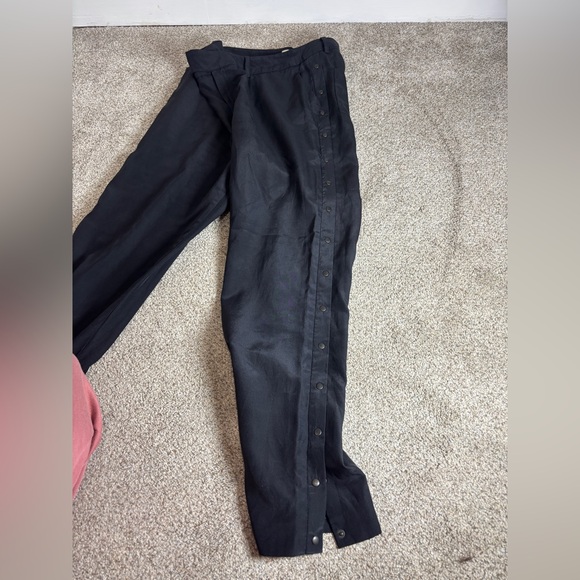 A.F. VANDEVORST Black Silk Button Side Straight Belgian Designer EU 38/US 6/8 - Picture 7 of 14